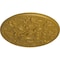 Ekena Millwork Baile Ceiling Medallion (Fits Canopies up to 6"), Hand-Painted Pharaohs Gold, 31 1/4"OD x 2 1/4"P CM31BAPGS - alternate 3